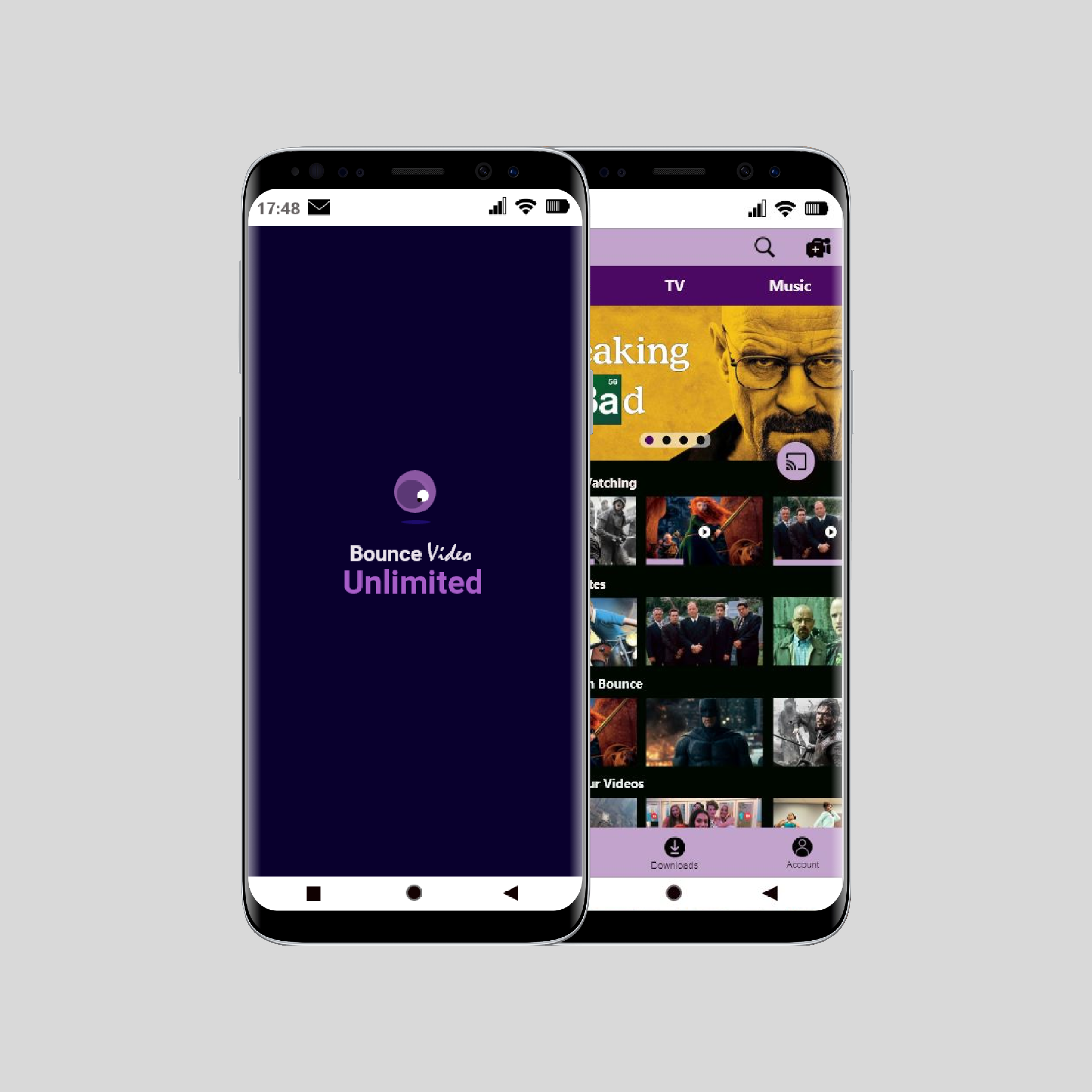 Bounce Streaming App